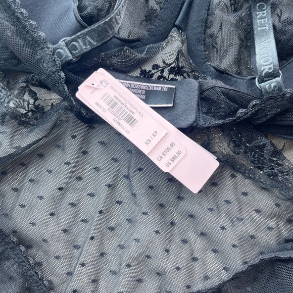 Victoria's Secret Black Lace Bodysuit NWT - Picture 5 of 5